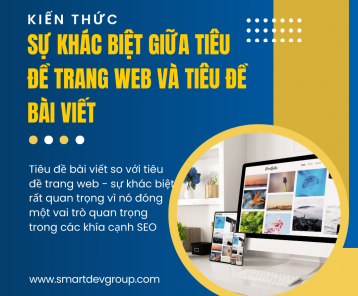 Sự khác biệt giữa tiêu đề bài viết và tiêu đề trang web